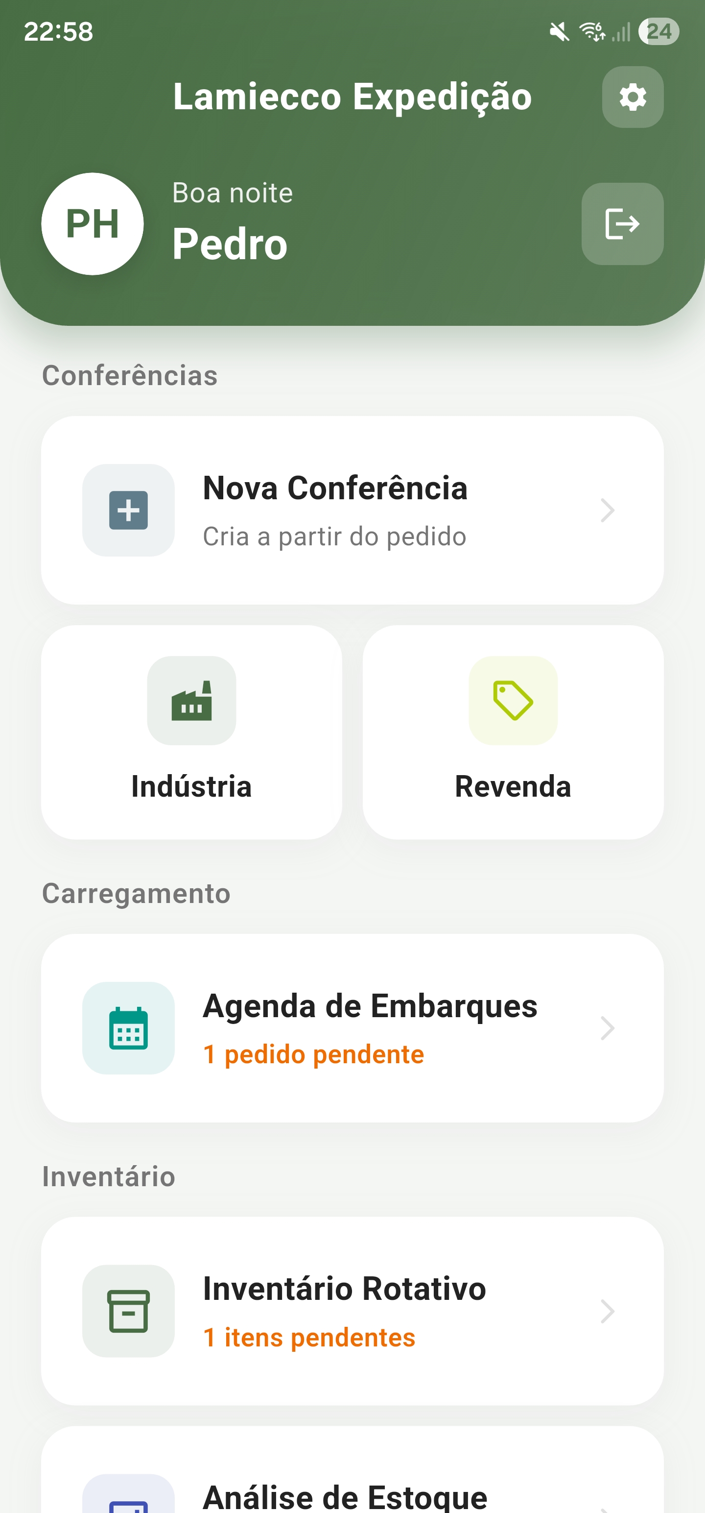 App Lamiecco Expedição